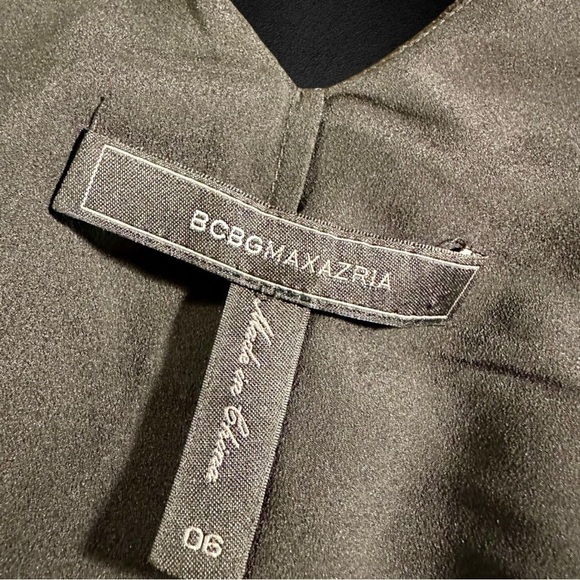 BCBGMaxAzria ‘Addilyn’ Fringe Trim Shift Dress in Black Size 6 - Picture 4 of 15